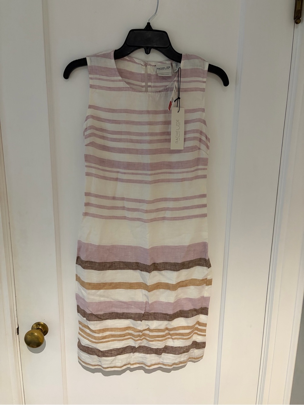 NWT Size 2 Rachel Zoe 100% Linen Sleeveless Summer Dress